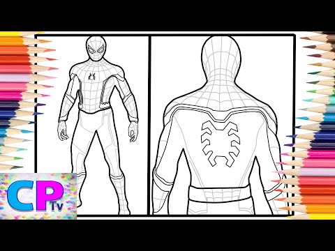 Spiderman Stark Suit Coloring Pages/Superhero Coloring Pages/Jim Yosef - Firefly [NCS Release]