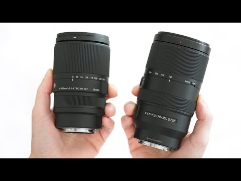 Sigma 16-300mm vs Sony 70-350mm APSC Lens Comparison
