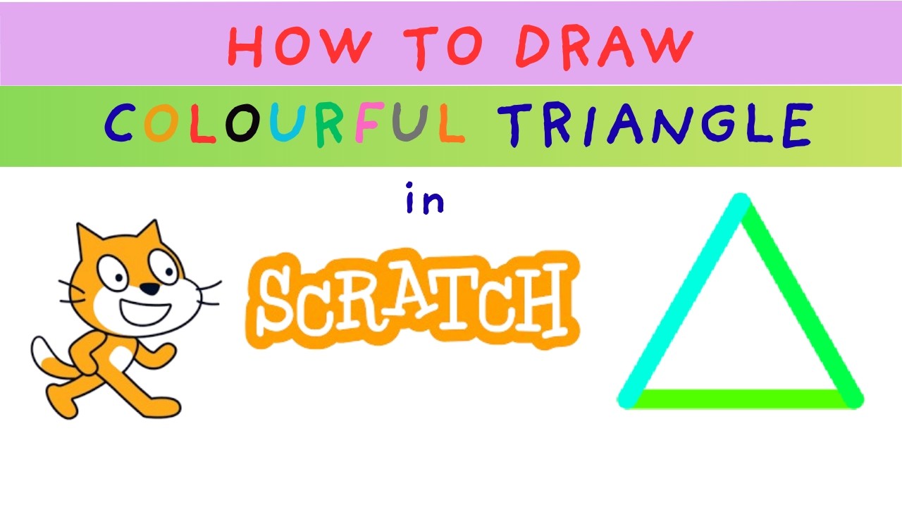 How to Create a Colorful Triangle in Scratch | Easy Scratch Coding #scratch