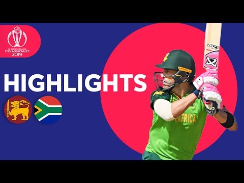 SA Stroll To 9-Wicket Win | Sri Lanka vs South Africa - Highlights | ICC Cricket World Cup 2019