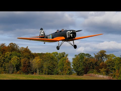 Flying a German WWII Trainer in Sweden!
