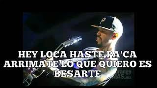 Lo que quiero es besarte letra-cartel de santa