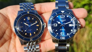 Longines Hydroconquest VS Baltic Aquascaphe - Comparison