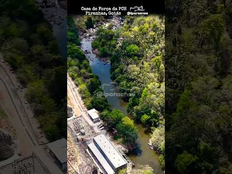 PIRANHAS GOIÁS, PROJETO VISÃO AÉREA - CASA DE FORÇA DA PCH PIRANHAS.