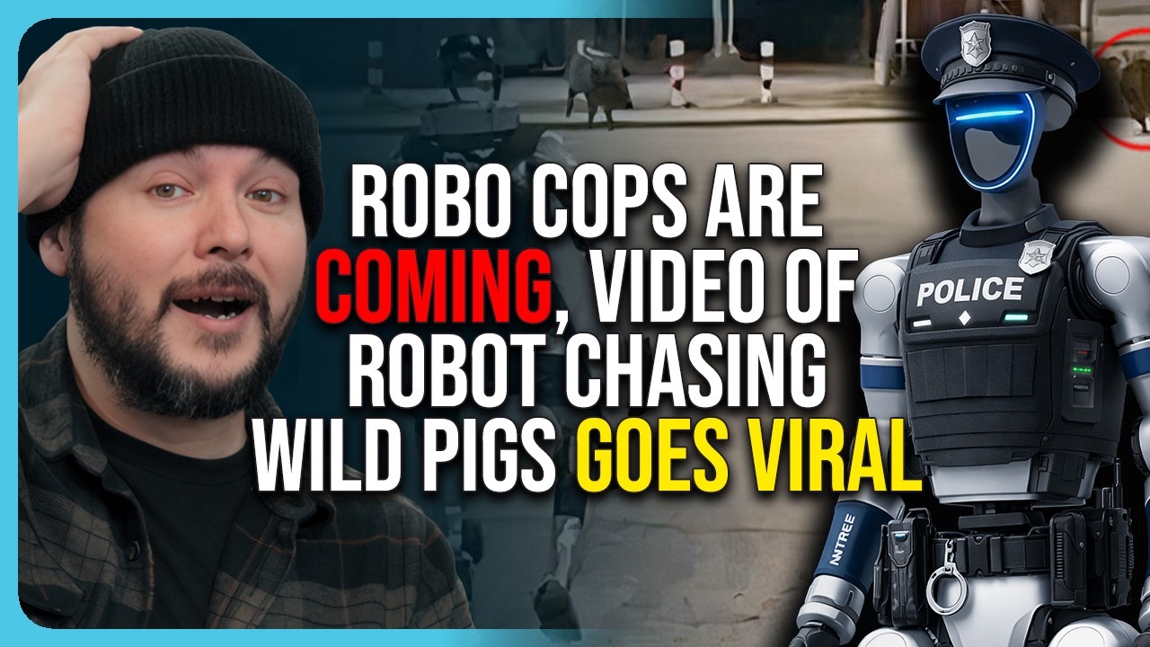 Robo Cops Are Coming, Video of Robot Chasing Wild Pigs Goes Viral