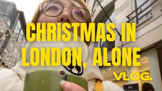 【ロンドンの暮らし】 クリスマスも孤独に徘徊する 【海外生活 | 社会人1週間Vlog】