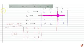 Download Lagu The cofactor of the element '4' in the determinant `|(1,3,5,1),(2,3,4,2),(8,0,1,1),(0,2,1,1)| Thumbnail