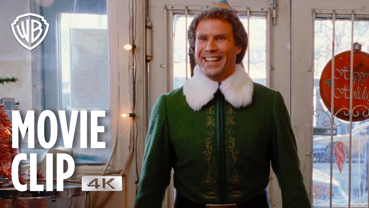 Buddy The Elf Arrives in New York City - Movie Clip