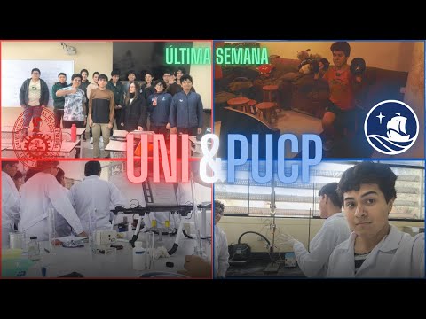 Last week at two universities: UNI and PUCP