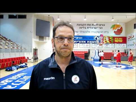 מאמן גלבוע גליל שרון דרוקר לקראת ירושלים בגן נר