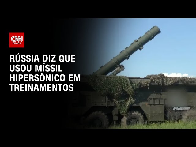 Rússia dispara míssil hipersônico durante exercícios militares | AGORA CNN