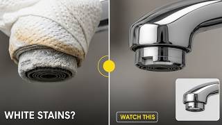 How to Clean Faucets Fast: 2-Ingredient Trick to Remove Hard Water Stains!