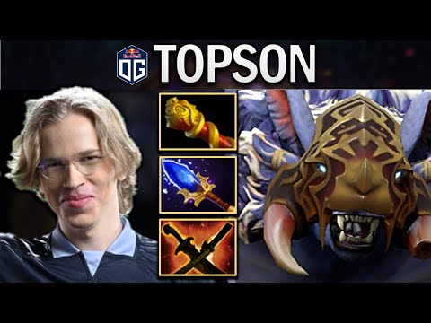 OG.TOPSON SMURF URSA WITH AGHANIMS-MKB - DOTA 2 7.29 GAMEPLAY