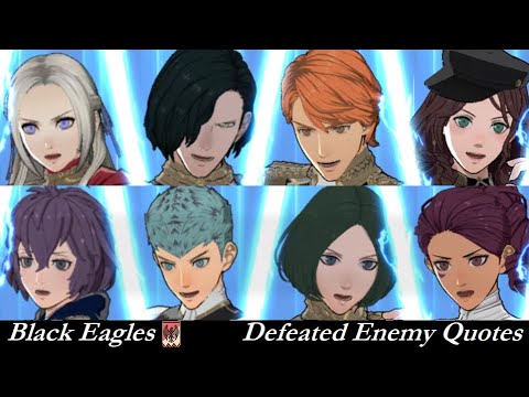 Fire Emblem: Three Houses - Defeated Enemy Quotes (Black Eagles)
