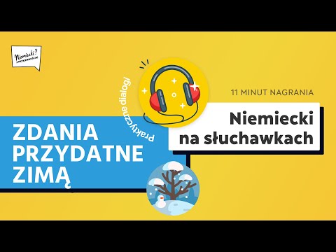 Niemiecki na słuchawkach - zdania, które przydadzą się zimą ❄️ część 1