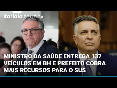 EM PASSAGEM POR BELO HORIZONTE, MINISTRO DA SAÚDE REALIZA ENTREGA DE NOVOS EQUIPAMENTOS PARA MG