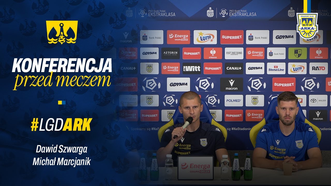 DAWID SZWARGA I MICHAŁ MARCJANIK PRZED MECZEM