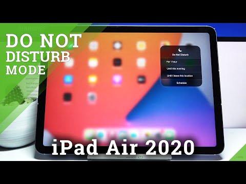 How to Enable DND Mode on iPad Air 2020 – Mute Sounds & Vibrations