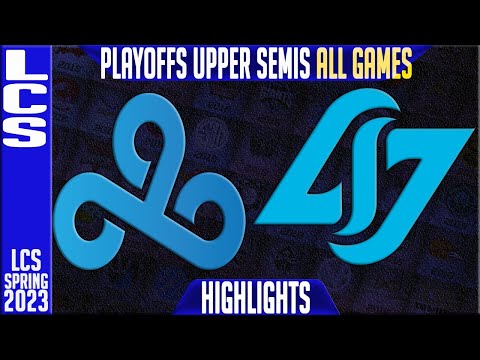 C9 vs CLG Highlights ALL GAMES | LCS Spring 2023 Playoffs Upper Semifinal | Cloud9 vs CLG