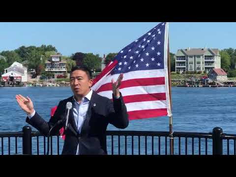 Andrew Yang. Mindset and the Big Picture. Optimism Problem-solving National Well-being