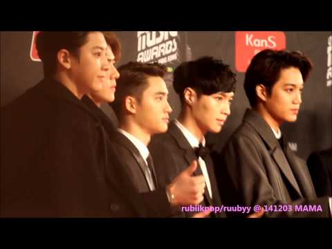 141203 MAMA in Hong Kong - Red Carpet EXO