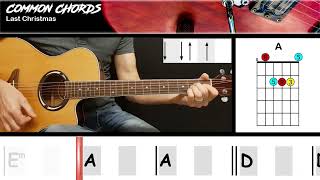 Last Christmas - Wham | EASY GUITAR LESSON | Scrolling Chords