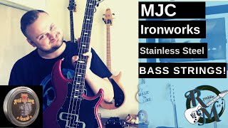 Video thumbnail for STAINLESS STEEL Bass Strings from MJC Ironworks!! by Rumblin Man