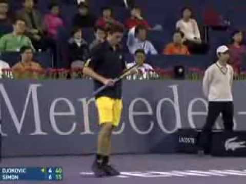 2008 Novak Djokovic vs Gilles Simon WTF SF 1