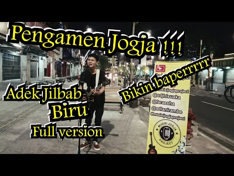 ADEK JILBAB BIRU - NAHLA FT ASLAM COVER BY TRI SUAKA - MALIOBORO STREET