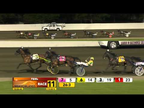 Meadowlands July 3, 2015 - Race 11 - Rocklamation