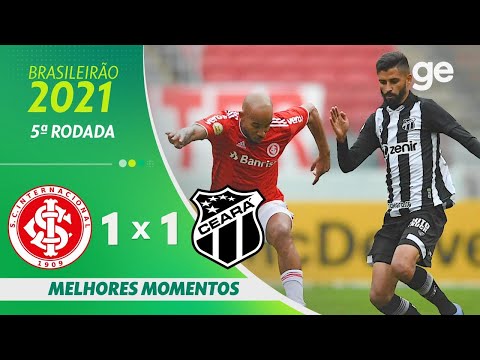 Gols e lances de Internacional x Ceará