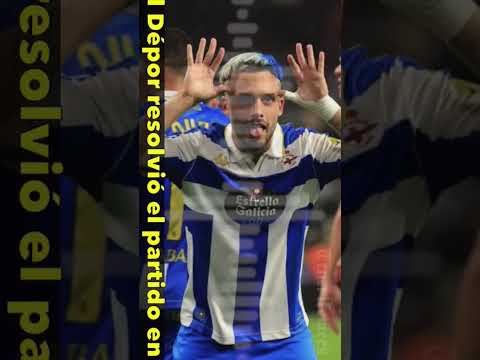 🔥⚽ ¡Mella brilla y el Dépor aplasta al Huesca! #futbol #shorts