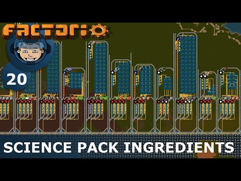 SCIENCE PACK INGREDIENTS - Factorio: Ep. #20 - Guide & Let's Play