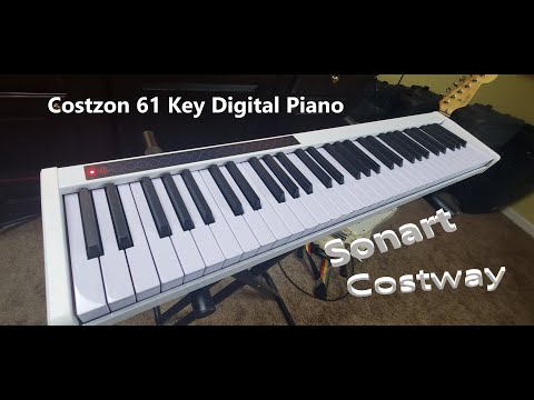 Costzon 61 Key Portable | Digital Piano | Sonart | Costway | Keyboard | Bluetooth