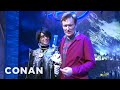 Conan Visits E3 To Check Out Playstation 4 & XBox One | CONAN on TBS