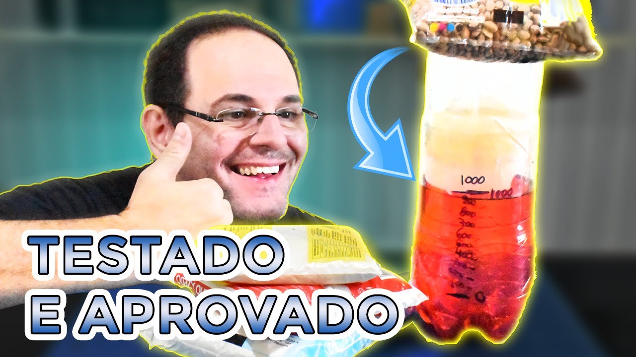 TESTE DA BALANÇA DE GARRAFA PET