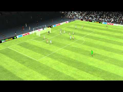 Man City vs Cisco Roma - But de Kjaer 12eme minute