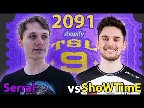 BO7 time - StarCraft 2 - Replay-Cast #2091 - 🇫🇮 Serral (Z) vs 🇩🇪 ShoWTimE (P) - TSL9 [Deutsch/4K]