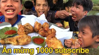 Make a giant fried chicken tray to celebrate 1000 subs