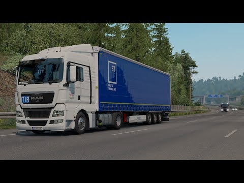 ETS2 1.36 - MAN TGX 18.480 Euro 5 Low Deck - Trip: Nuremberg - Mannheim