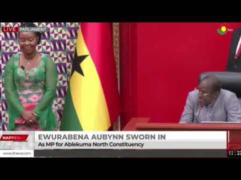Ewurabena Aubynn sworn in as Ablekuma North MP after rerun in 19 polling stations