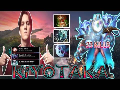 KIYOTAKA ARC WARDEN FIRST ITEM SPIRIT VESSEL 23 KILLS - DOTA 2 PRO GAMEPLAY