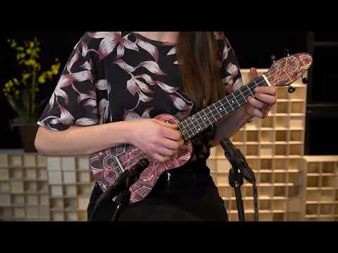 Ortega K2SS-RKC Keiki Red Kaleidoscope ukulele sopranowe