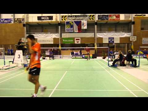 MMČR MS   Pavel Florián vs Kuei Chun Shih 01   2013 Yonex Czech International