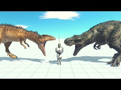 T-Rex And Carcharodontosaurus Vs Every Unit ARBS | Animal Revolt Battle Simulator
