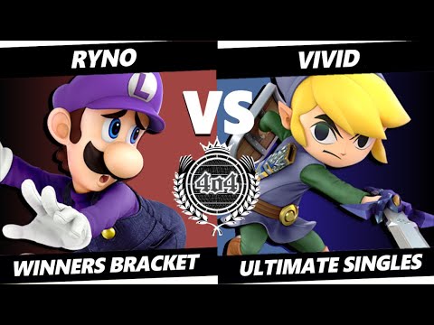 4o4 Smash Night 86 - RYNO (Luigi) vs YMHB| Vivid (Toon Link) - Winners Round 3