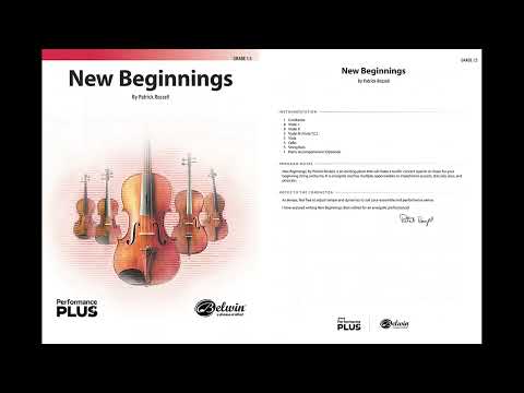 New Beginnings, by Patrick Roszell – Score & Sound