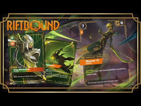 Riftbound TCG – How To Play Master Yi Wuju Blademaster (League of Legends Card Game)