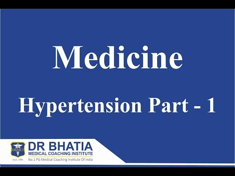1 Art der Hypertonie Diagnose der Hypertonie renovaskulären