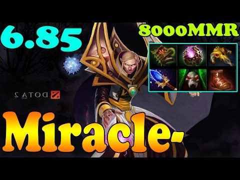 Dota 2 - Miracle- 8000 MMR Plays Invoker Vol 18 - Ranked Match Gameplay!
